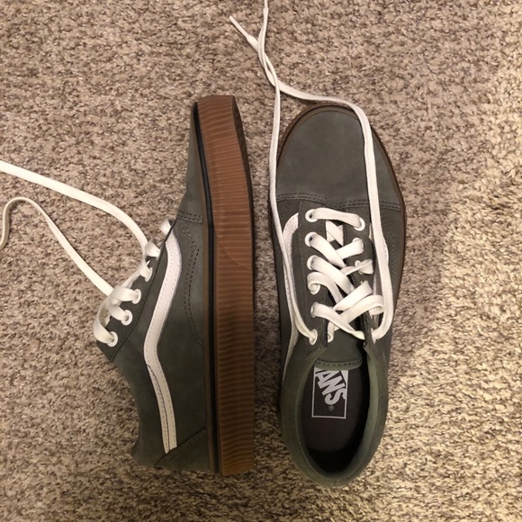 Vans Shoes - Hunter Green Classic Gum Sole Old Skool Vans